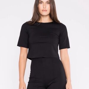Ripley Rader BLACK PONTE SHORT SLEEVE TOP